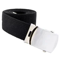 Paski - Mil-Tec Pasek Parciany Czarny - Czarny - miniaturka - grafika 1