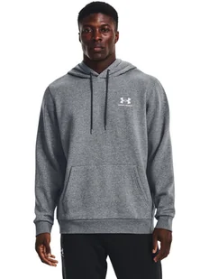 Under Armour Bluza UA Essential Fleece Hoodie 1373880 Szary Regular Fit - Bluzy męskie - miniaturka - grafika 1