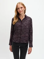 Koszule damskie - Luźna koszula z wzorem - miniaturka - grafika 1