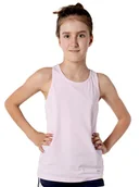 Koszulki dla dziewczynek - Podkoszulka dziewczęca bokserka bawełniana różowa 134-140 YOCLUB - miniaturka - grafika 1