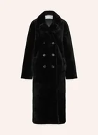 Płaszcze damskie - Mrs & Hugs Płaszcz Ze Sztucznego Futra schwarz - miniaturka - grafika 1