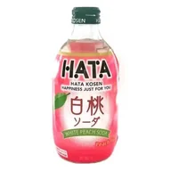 Soki i napoje niegazowane - Hata Kosen White Peach Soda 300ml - miniaturka - grafika 1