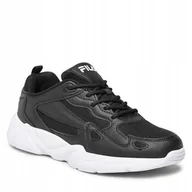 Buty sportowe damskie - Fila buty sportowe skóra ekologiczna czarny rozmiar 38 - miniaturka - grafika 1