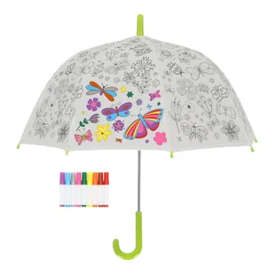 Parasol dziecięcy Flowers – Esschert Design - Parasolki dla dzieci - miniaturka - grafika 1