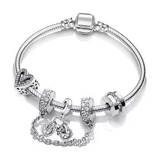 Bransoletka modułowa z zawieszką rower - Bransoletki - miniaturka - grafika 1