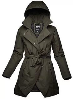 Kurtki damskie - Helly Hansen Welsey Ii Trench izolowana kurtka damska, zielony, s - grafika 1