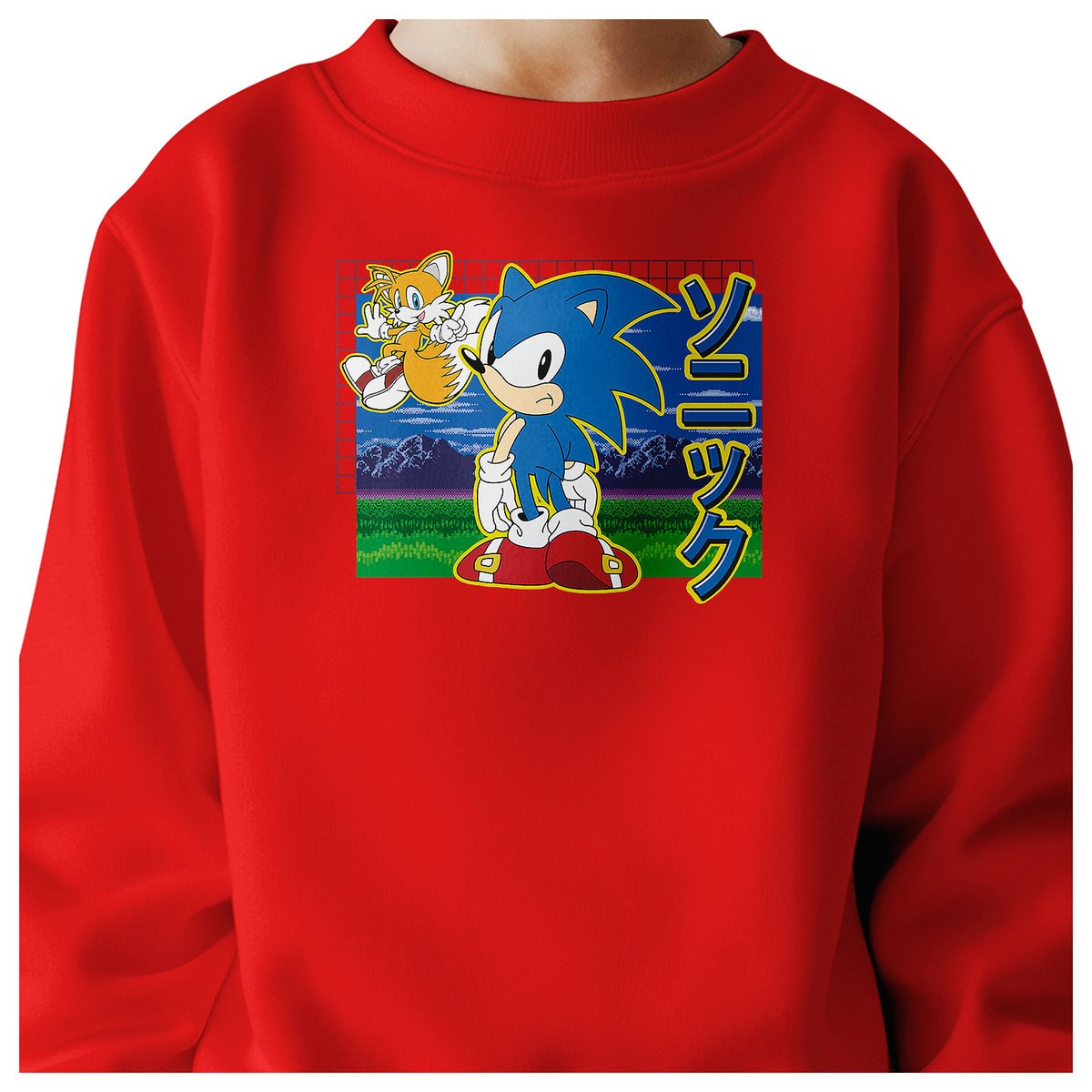 BLUZA DZIECIĘCA SONIC 110-116 DLA DZIEWCZYNKI CHŁOPCA