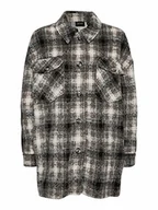 Kurtki damskie - VERO MODA Vmluna Ga Noos Shacket damska kurtka, Bungee Cord/Checks:check, S - miniaturka - grafika 1