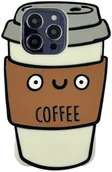 Etui i futerały do telefonów - ETUI CASE 3D CAFFFE LATTE IPHONE 15 standard - miniaturka - grafika 1