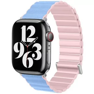 Pasek BELINE Magnetic Pro do Apple Watch 38/40/41mm Różowo-błękitny - Akcesoria do smartwatchy - miniaturka - grafika 2