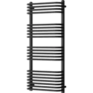 Grzejniki łazienkowe - Mexen Apollo grzejnik łazienkowy 1210 x 550 mm, 641 W, czarny - W117-1210-550-00-70 - miniaturka - grafika 1