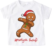 Koszulki dla dziewczynek - Koszulka dla dziecka świąteczna mikolajki37 - miniaturka - grafika 1