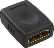 Złącza, przejściówki, adaptery - InLine HDMI - HDMI czarny 17600G - miniaturka - grafika 1