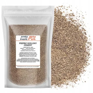 PIEPRZ CZARNY MIELONY 500g Aromatyczny naturalny - Pieprz - miniaturka - grafika 1