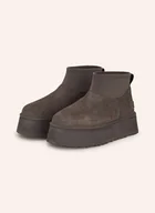 Botki damskie - Ugg Botki Na Platformie Classic Mini Dipper grau - UGG - miniaturka - grafika 1