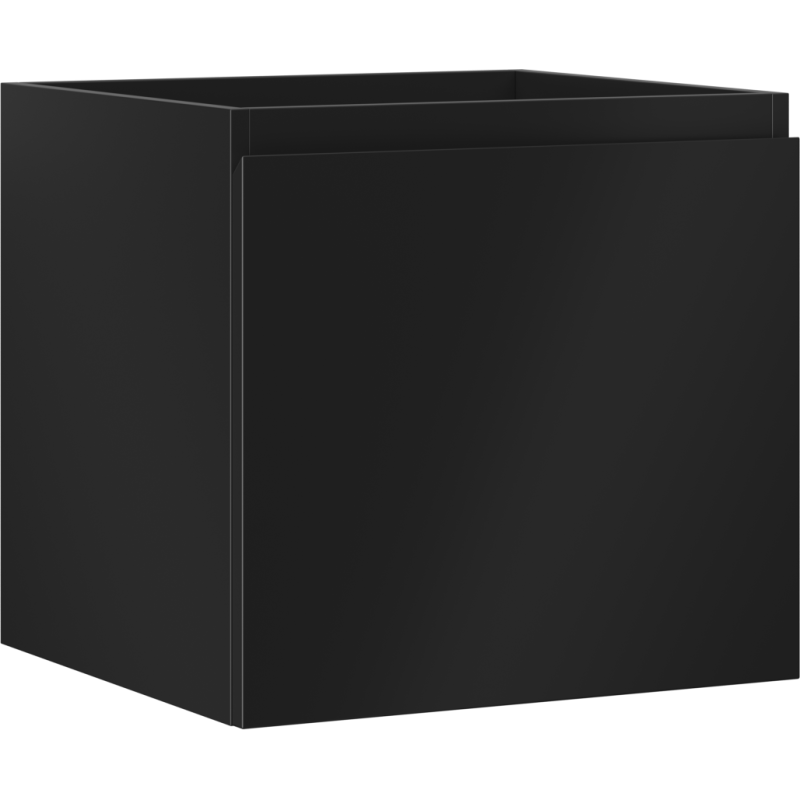 Mexen Orio szafka łazienkowa podumywalkowa 50 cm, 1 szuflada, czarna mat - 91A10-05047-1-BF71