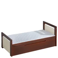 Łóżka dla dzieci i młodzieży - Łóżko Podwójne z Pojemnikiem Eryk Dolmar Sosna Barwiona na Olchę, Brąz - miniaturka - grafika 1