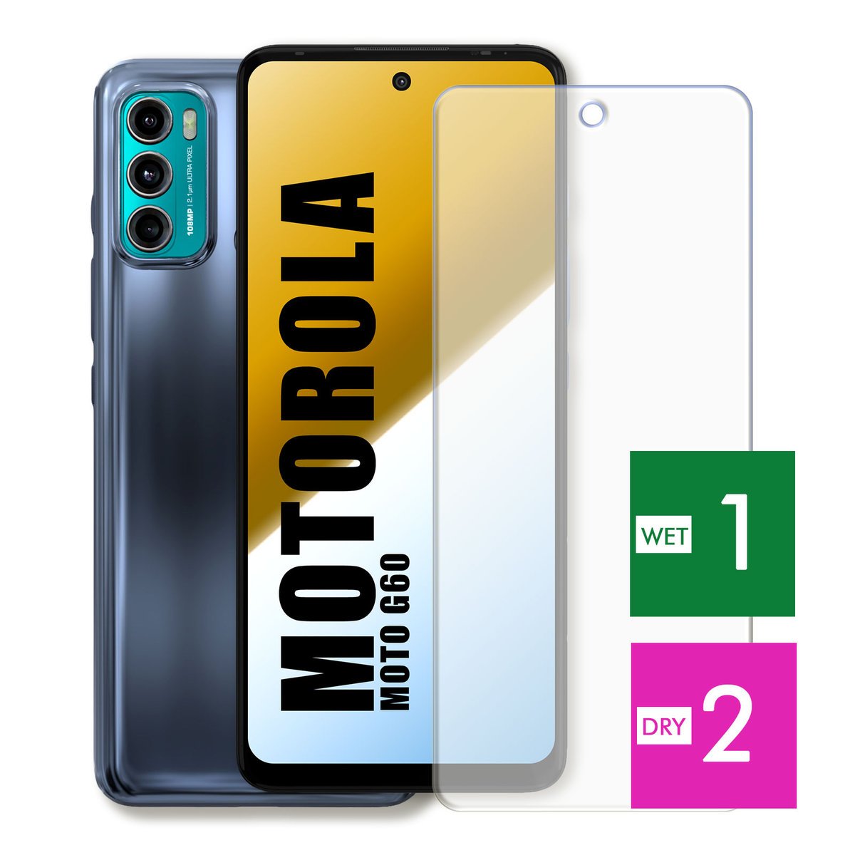 WZMOCNIONE SZKŁO DO MOTOROLA MOTO G60 SZYBKA HARTOWANE 9H JAKOŚĆ