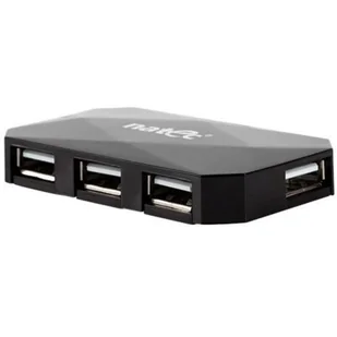 Natec HUB USB 4 LOCUST USB 2.0 BLACK (NHU-0647) - Huby USB - miniaturka - grafika 1
