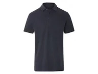 Koszulki męskie - LIVERGY® Koszulka polo męska z lnem i bawełną (Granatowy, S (44/46)) - miniaturka - grafika 1