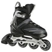 Rolki - Na1123A Czarno-Szare Rozm. L(39-42) Łyżworolki Nils Extreme - miniaturka - grafika 1