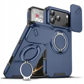 Folie ochronne do telefonów - Etui Case do iPhone 17 Pro Pancerne Niebieskie Osłona Aparatu do MagSafe - miniaturka - grafika 1