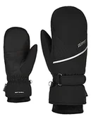 Rękawiczki - Ziener Damskie rękawiczki narciarskie Kiani Mitten / sporty zimowe, wodoszczelne, oddychające, ciepłe, Gore-Tex, czarne, 7,5 801184 - miniaturka - grafika 1