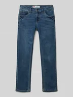 Spodnie i spodenki dla chłopców - Jeansy o kroju slim fit z wpuszczanymi kieszeniami model ‘511’ - miniaturka - grafika 1