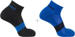 Skarpety Salomon Evasion Ankle 2 - Pack Nautical Blue / Black - Skarpetki i podkolanówki sportowe - miniaturka - grafika 1