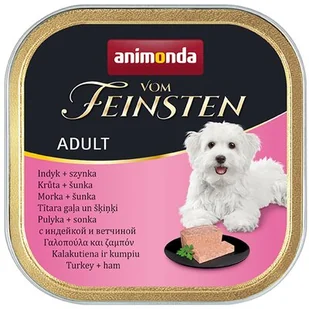 Animonda Vom Feinsten Adult Indyk z Szynką Karma Dla Psa 150 g - Mokra karma dla psów - miniaturka - grafika 1