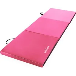 Materac gimnastyczny Triple 180x60x5cm Queenfit - Maty do ćwiczeń - miniaturka - grafika 1