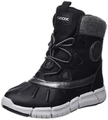 Botki damskie - Geox Dziewczęce J Flexyper Girl B AB botki, czarny, 29 EU - miniaturka - grafika 1