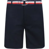 Spodnie i spodenki dla chłopców - Tommy Hilfiger Szorty + pasek | Regular Fit - miniaturka - grafika 1
