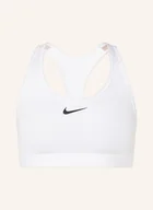 Biustonosze - Nike Biustonosz Sportowy Swoosh weiss - miniaturka - grafika 1