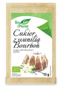 Zdrowa żywność - Bio Planet Cukier z Wanilią Bourbon BIO 15g - - miniaturka - grafika 1