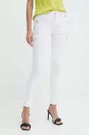 Spodnie damskie - Morgan jeansy PEMA3 damskie kolor biały PEMA3 - miniaturka - grafika 1