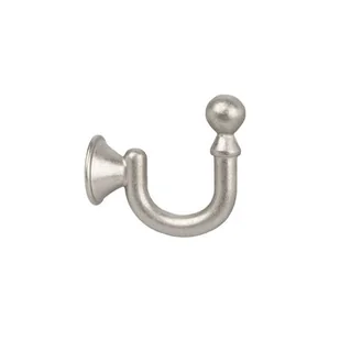 Haczyk metalowy mały satyna nikiel 30 mm Bojanek - Akcesoria do wystroju okien - miniaturka - grafika 1