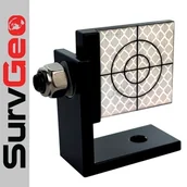 Inne urządzenia pomiarowe - Tarczka z celem z uchwytem w kształcie L SurvGeo - miniaturka - grafika 1