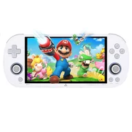 Konsole i gry retro - TRIMUI Smart Pro Handheld Game Console, 4.96" IPS Screen, Linux OS, 1GB RAM 8GB Storage 128GB TF Card, 5 Hours Playtime - White - miniaturka - grafika 1