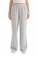 Spodnie damskie - DEFACTO SZARE SPODNIE DRESOWE PROSTE Z ELASTYCZNYM PASEM L OPA - miniaturka - grafika 1