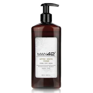 MAN42 After Shave Cream, krem po goleniu, 200ml - Wody po goleniu - miniaturka - grafika 1