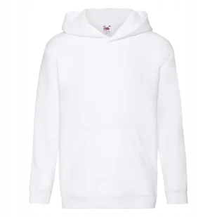 Bluza Dziecięca Z Kapturem Hooded Sweat Biały r. 9-11(140) - Bluzy dla dziewczynek - miniaturka - grafika 1