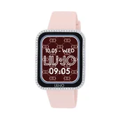 Smartwatch - Liu Jo Voice Mini Luxury SWLJ165 Różowy - miniaturka - grafika 1