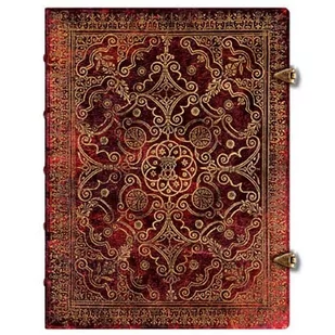 Paperblanks Hartley&Marks Publishers Ltd Notatnik Ultra Carmine, 144 strony, linia - Notesy i bloczki - miniaturka - grafika 1