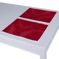 Obrusy i serwetki - Dekoria pl pl Podkładka 2 sztuki bordowy 40 x 30 cm Damasco - miniaturka - grafika 1