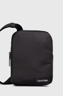 Calvin Klein saszetka kolor czarny - Torby męskie - miniaturka - grafika 1