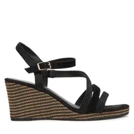 Espadryle damskie - Espadryle Tamaris 1-28323-44 Czarny - miniaturka - grafika 1
