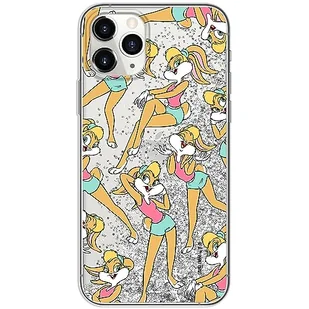 ERT GROUP etui na telefon Apple Iphone 11 PRO, case oryginalny i oficjalnie licencjonowany przez Looney Tunes, wzór Lola 003, optymalnie dopasowane, z efektem płynnego brokatu - Etui i futerały do telefonów - miniaturka - grafika 1
