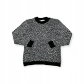 Swetry damskie - Sweterek damski długi rękaw CALVIN KLEIN JEANS XS - miniaturka - grafika 1