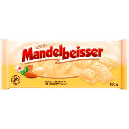 Choceur Mandelbeisser czekolada biała z migdałami 100g